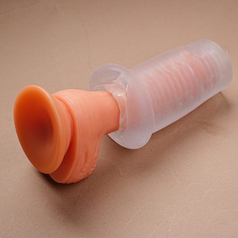 Realistic Stroker Sleeve Penis Pump Donut Masturbator Tube Seal Replacement Male