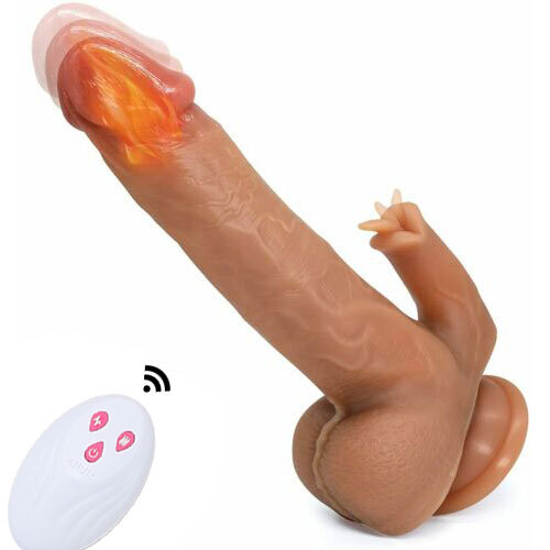 10 Modes Realistic Thrusting Dildo Vibrator G-Spot Clit Licking Sex Toys Women gallery