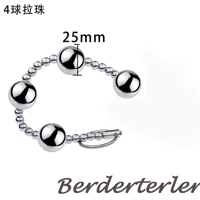 Metal Beads Vaginal Anal Plug Female Masturbation Anal Dilation Anal Sex Toys gallery