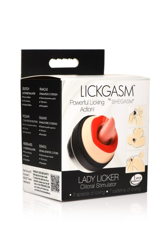Tongue Clit Pussy Licker Rotating Tongue GSpot 10 Speed Massager Stimulator USB