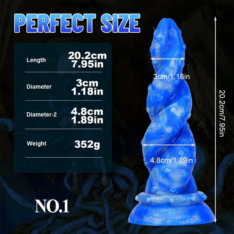 Dildo Set Blue Mixed Color Silicone Dildo Long Anal Toys Penis Dildo Butt plug