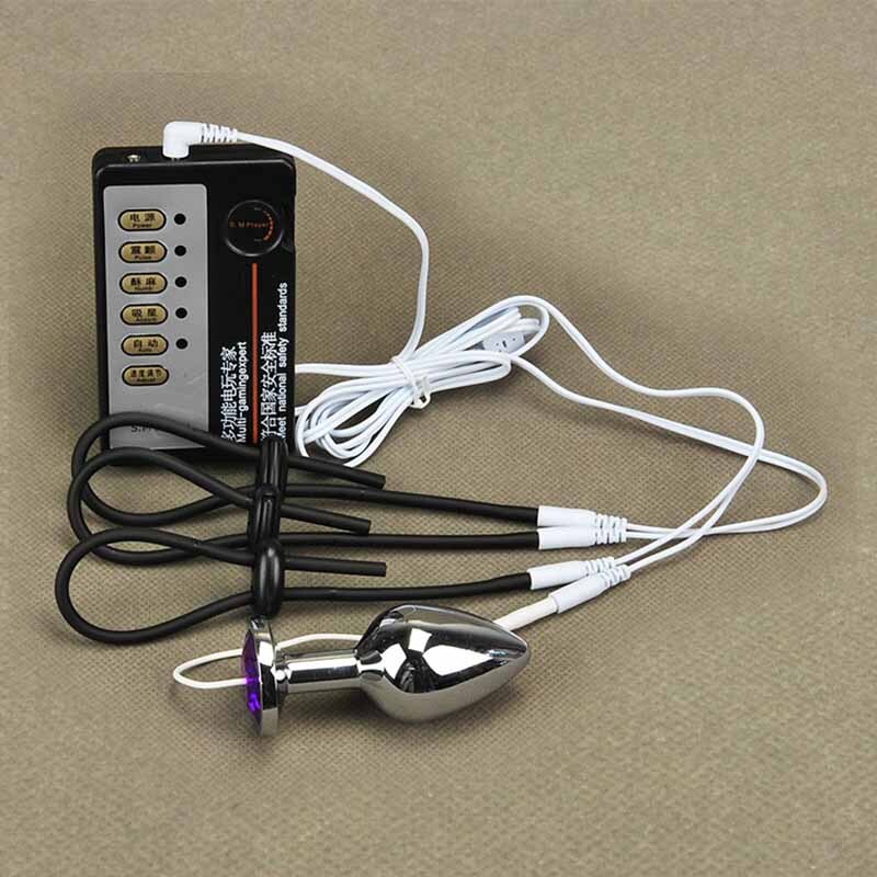 E-Stim Shock Expander Plug Therapy Enhancer Host Pulse Power Extender-Devices