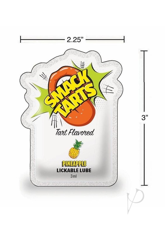 SMACK Tarts Lickable Lube 3ML Pouch (Case of 48) - Sour Pineapple gallery