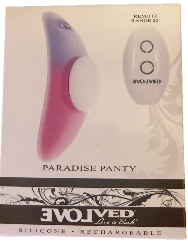 Paradise Panty Remote Control Vibrator Silicone Rechargeable Waterproof