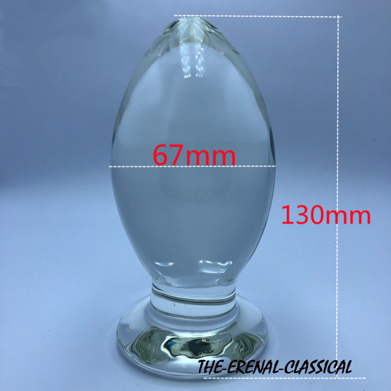 Pyrex Crystal Dildo Vagina Ball Dilator Anal Plug Adult Butt Plug Sex Toys Glass