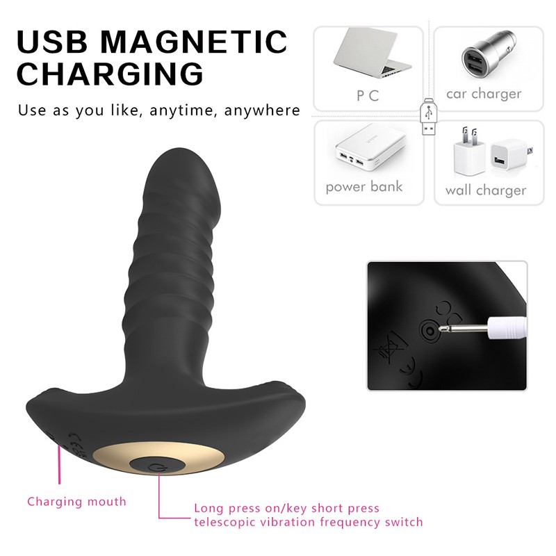 Anal Vibrator APP Control Butt Plug Men Prostate Massager Female Masturbator gallery