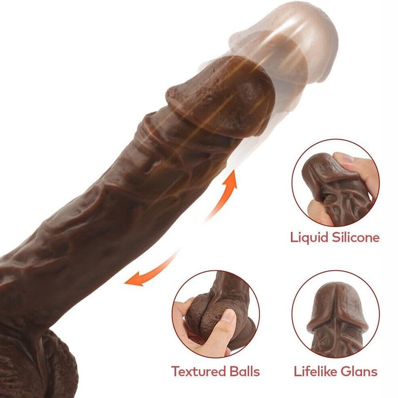 Telescopic Realistic Thrusting Dildo Automatic Sex Toys for Women Remote Control gallery