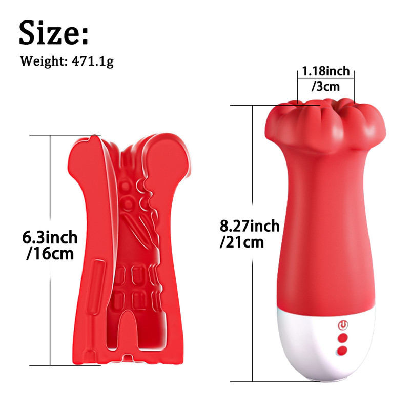 Automatic Male Masturbaters HandsFree Sucking Licking Mastubator Cup Sex Toys gallery