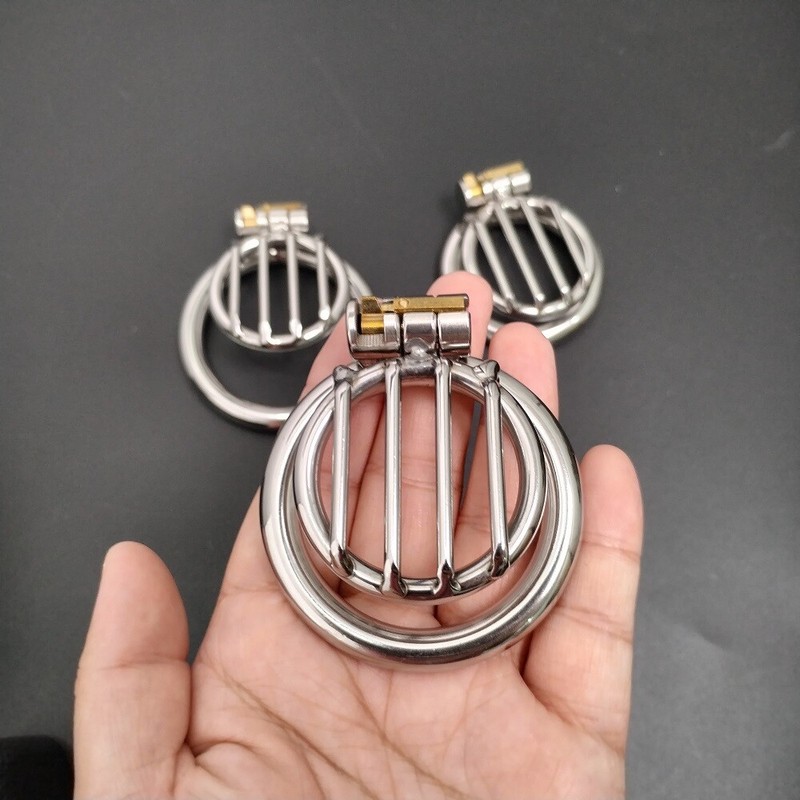 Penis Cock Bird Cage for Male Chastity Device Small Cage Lockable Rings Sex Toys