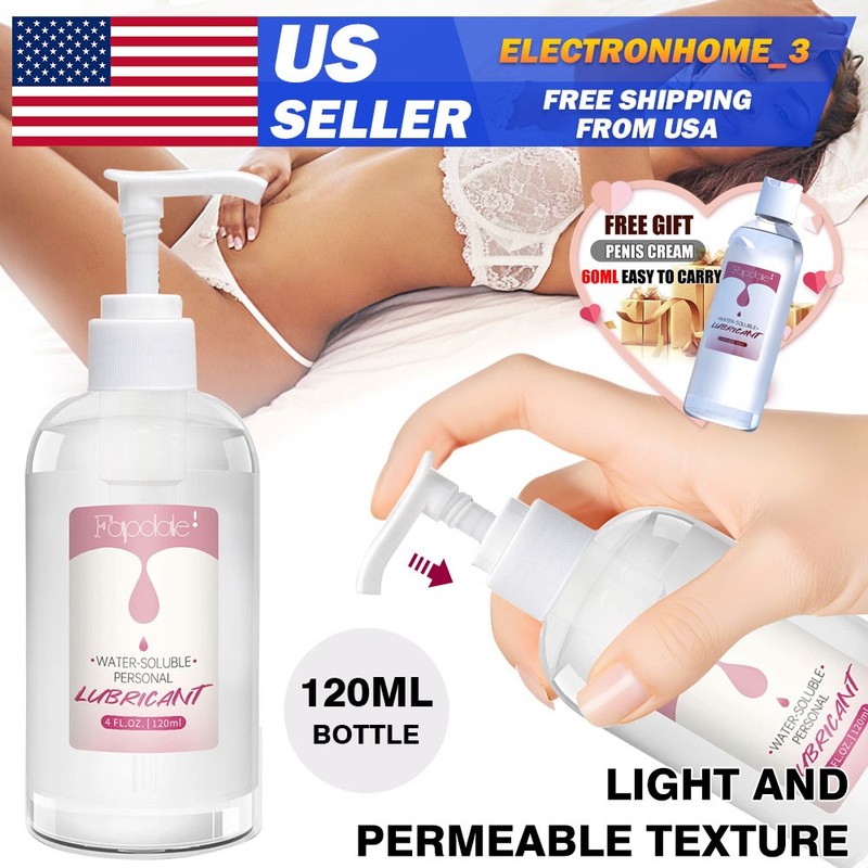 Lube Personal Sex Lubricant-Water-Based Long Lasting Easy-Clean Women Men Adult