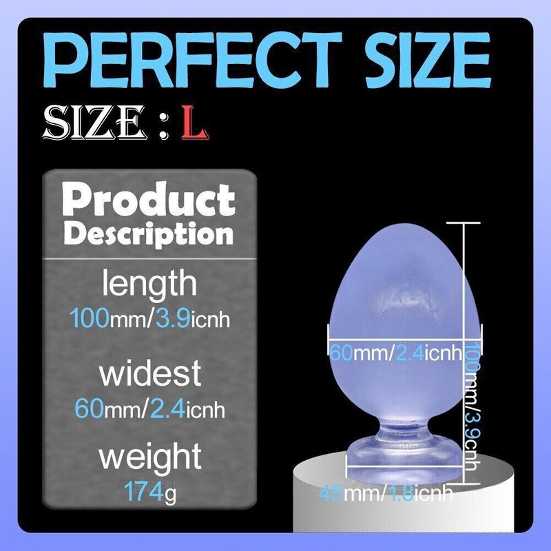 Big Extra Large Silicone-Anal Butt Plug Huge Dildo G-spot for Men-Women-Sex-Toy gallery