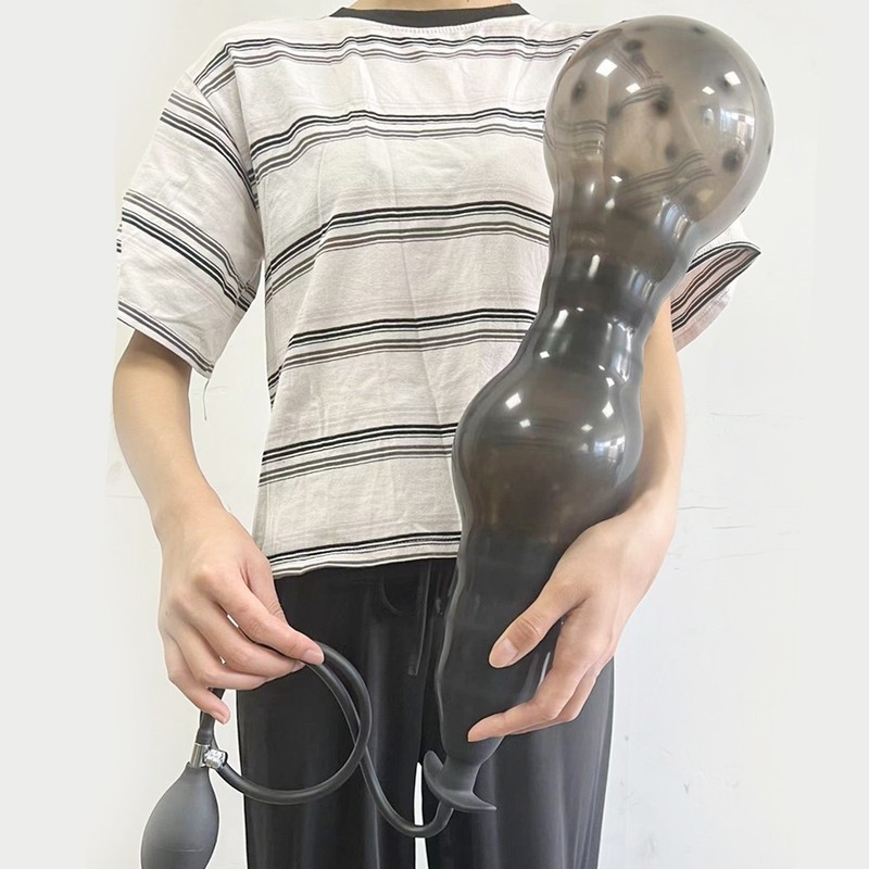 Huge Inflatable Plug Large Butt Plug Dilator Balls Dildo Vaginal Anus Expansion gallery