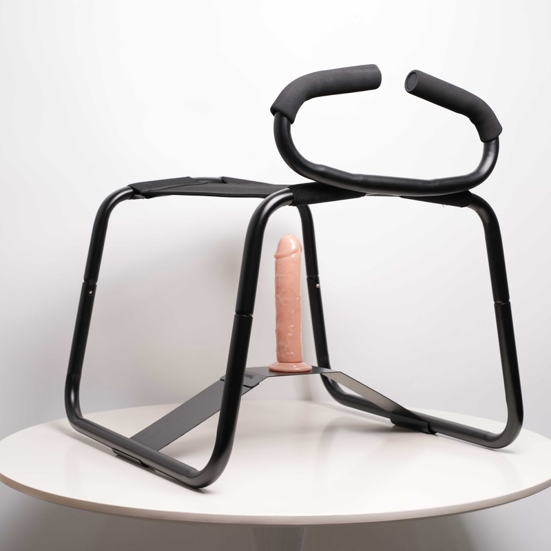 Sex Chair Sex Furniture BDSM Love Seat with Dildo Blindfold for Couples Sex Toys gallery