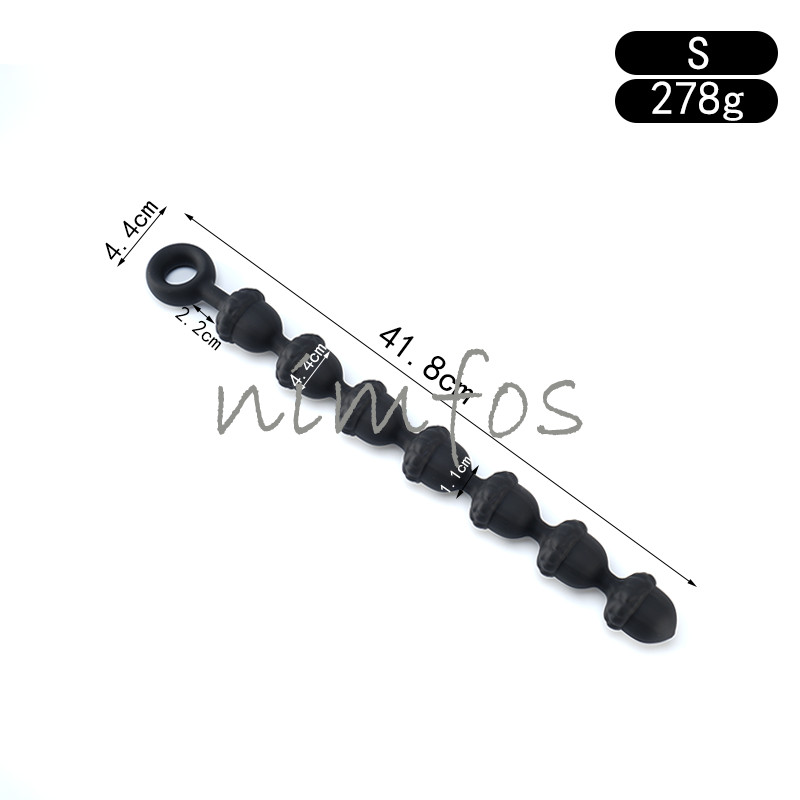 Anal Plug Silicone Plug Beads Love Toy for Women Love Beads Anal Plug Butt Plug gallery