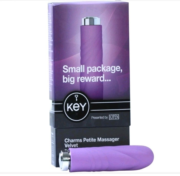 Key by Jopen Charms Petite Massager Velvet Lavender