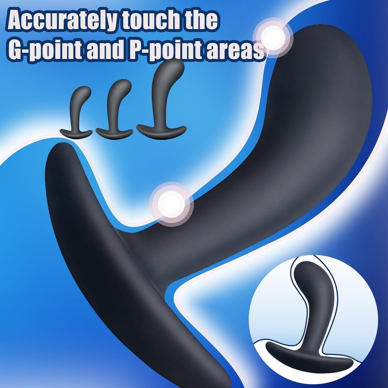 Silicone Anal Butt Plug Kit Prostate Massager Dildo Trainer Set Beginer Sex Toys gallery