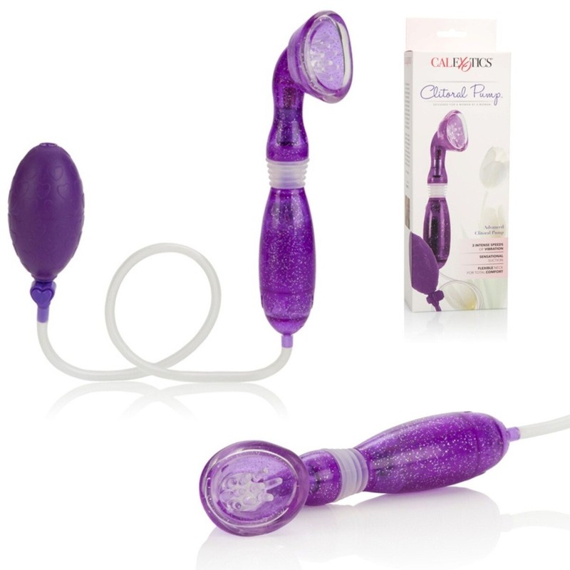 Vibrating Clitoral Pump Vaginal Clit Pussy Pump Vibe Vibrator Female Sex Toy