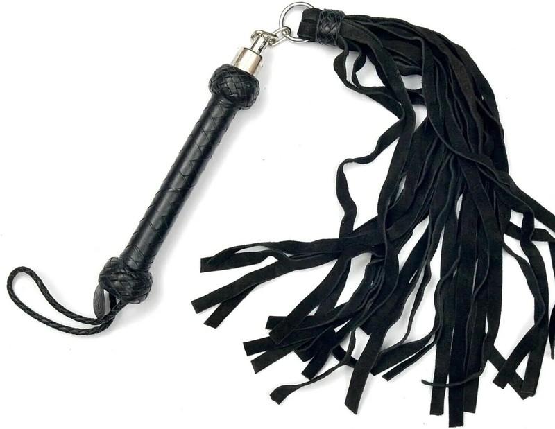 BDSM Genuine Cowhide Thick Leather Flogger 25 Tails Heavy & Thuddy
