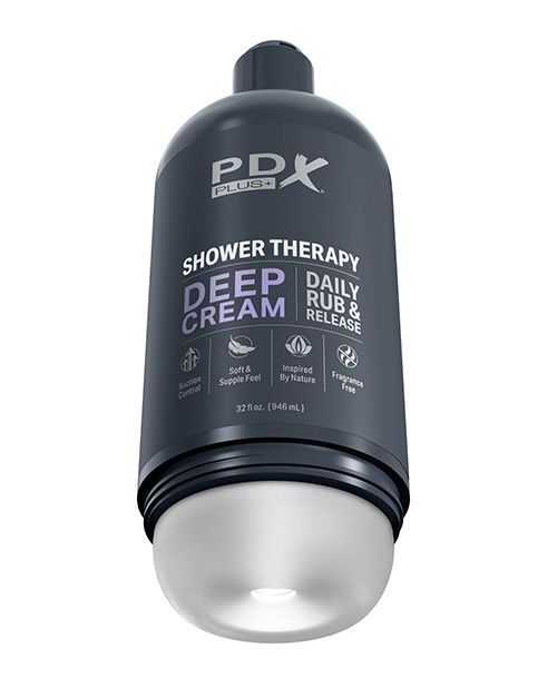 PDX Discreet Stroker - Deep Cream Shower Therapy Stroker Frosted - Masturbator gallery