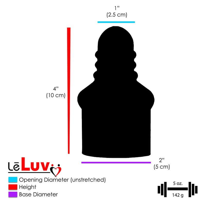 LeLuv Penis Pump with Bullet Zgrip EasyOp 3 Sleeves, Septum, 8 Rings gallery