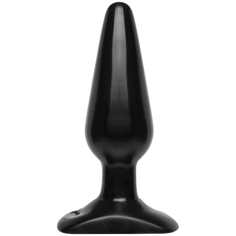 Doc Johnson Classic Butt Plug – Smooth Black – Medium Size Toy