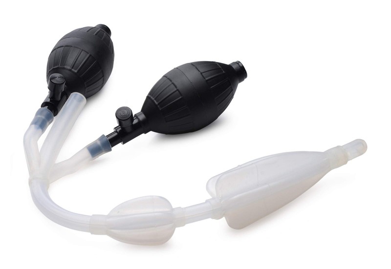 Cleanstream Style Inflatable Double Bulb Enema System, Clear, 1 Count