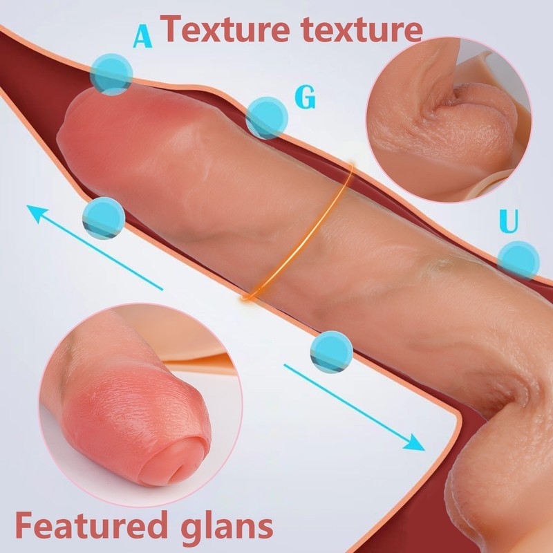 Silicone Strapon Harness Solid Dildo Wearable Realistic Penis Lesbian Wear Pants gallery