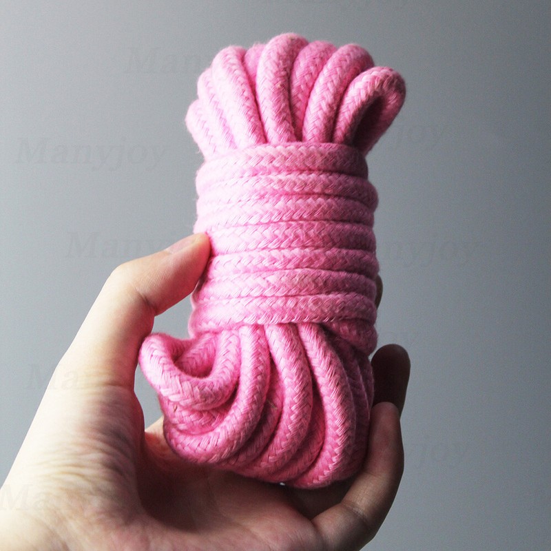 10M Soft Cotton Rope BDSM Bondage Rope Restraint Japanese Shibari Adult Sex Toys