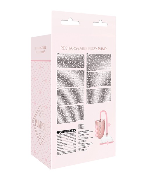 Shots Pumped Automatic Rechargeable Pussy Pump Set - Rose Gold gallery