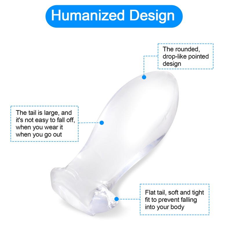Butt Plug Anal G Spot Dildo Dong Soft S/M/L/XL Adult Women Men Couples Sex Toys gallery
