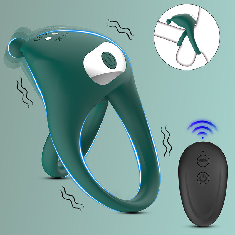 Vibrating Cock Ring Penis And Ball Rings Sleeves Erection Adut Sex Toys For Men