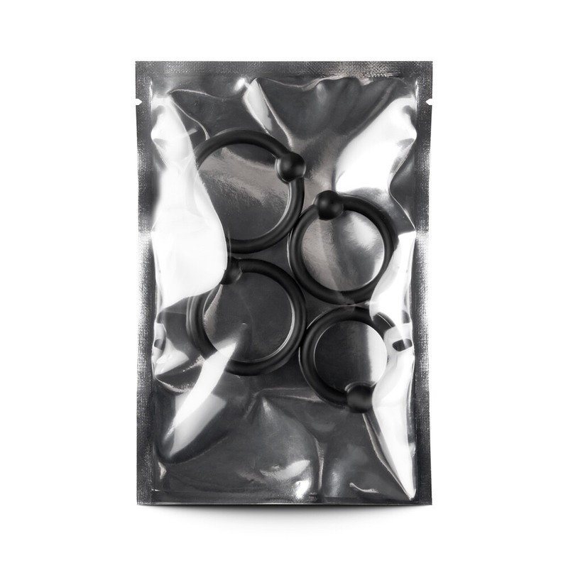 Silicone Bead Cock Ring (4 Count) Stay Hard Penis Enhancer Sex Toy for Men gallery