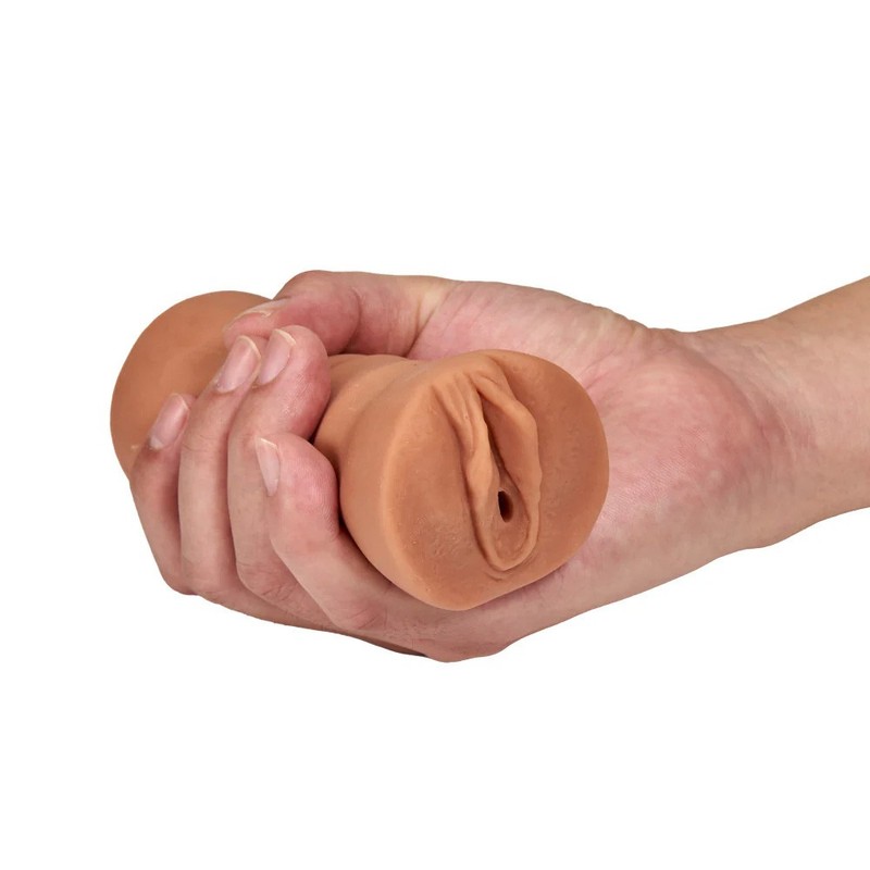 Vibrating Realistic Feel Latin Pussy Cock Stroker Sleeve Male Masturbator gallery