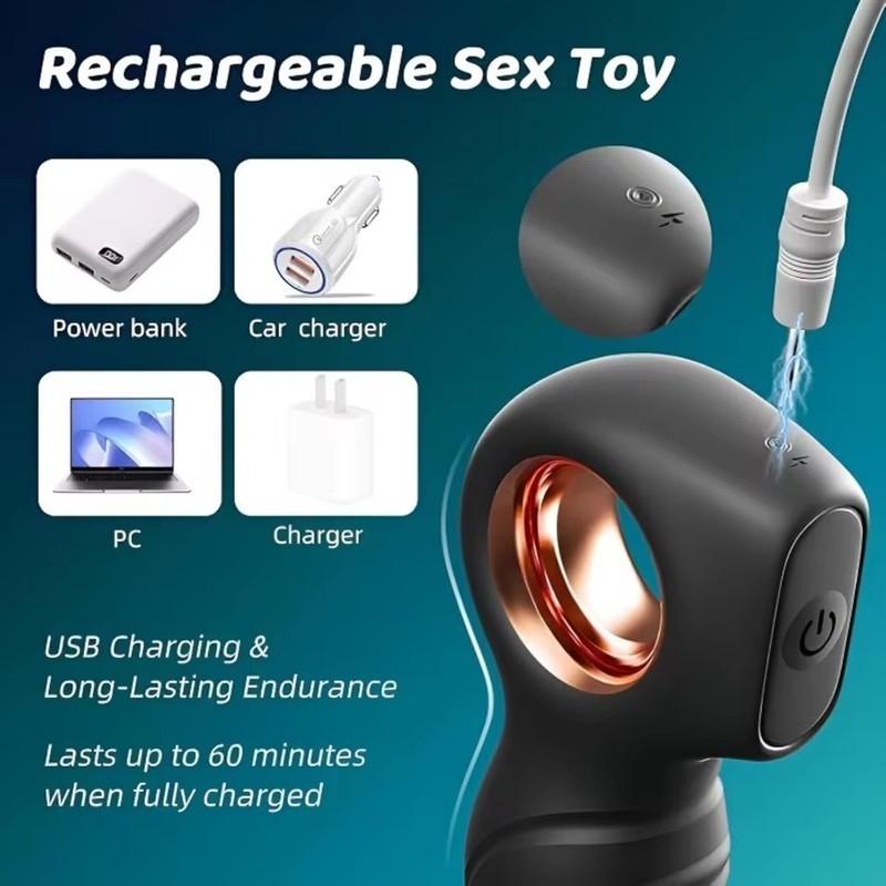 Beginner Prostate Massager Vibrator Hollow Ring Anal Vibrator Butt Plug Sex Toys gallery