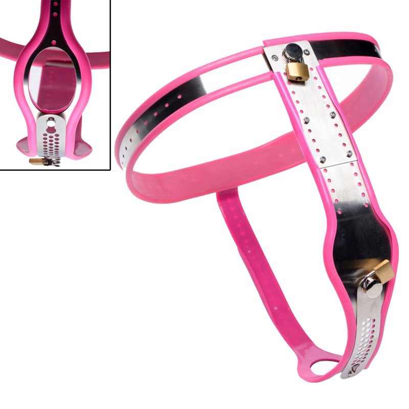 Chastity Belt Device Stainless Steel Extreme Bondage Gear Couples Sex Toys