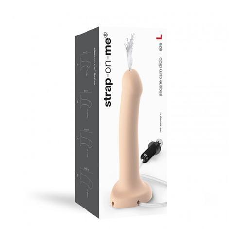 Strap-On-Me Silicone Ejaculating Cum Dildo Vanilla L (fluid not included)