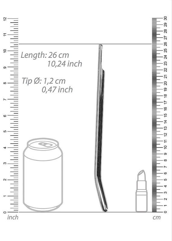 OUCH-SHOTS AMERICA Urethral Sounding - Stainless Steel Dilator -12mm gallery