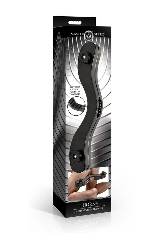 Master Series Thorns Spiked Wooden Humbler – Black