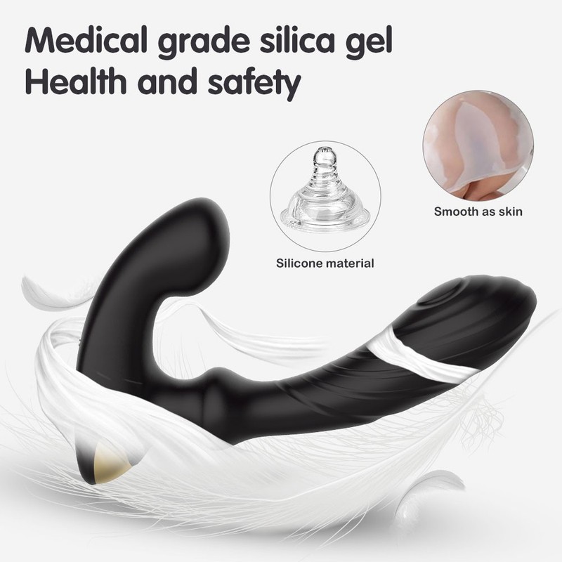 Powerful Flapping Prostate Massager Dual Motor Male Waterproof Vibrators gallery