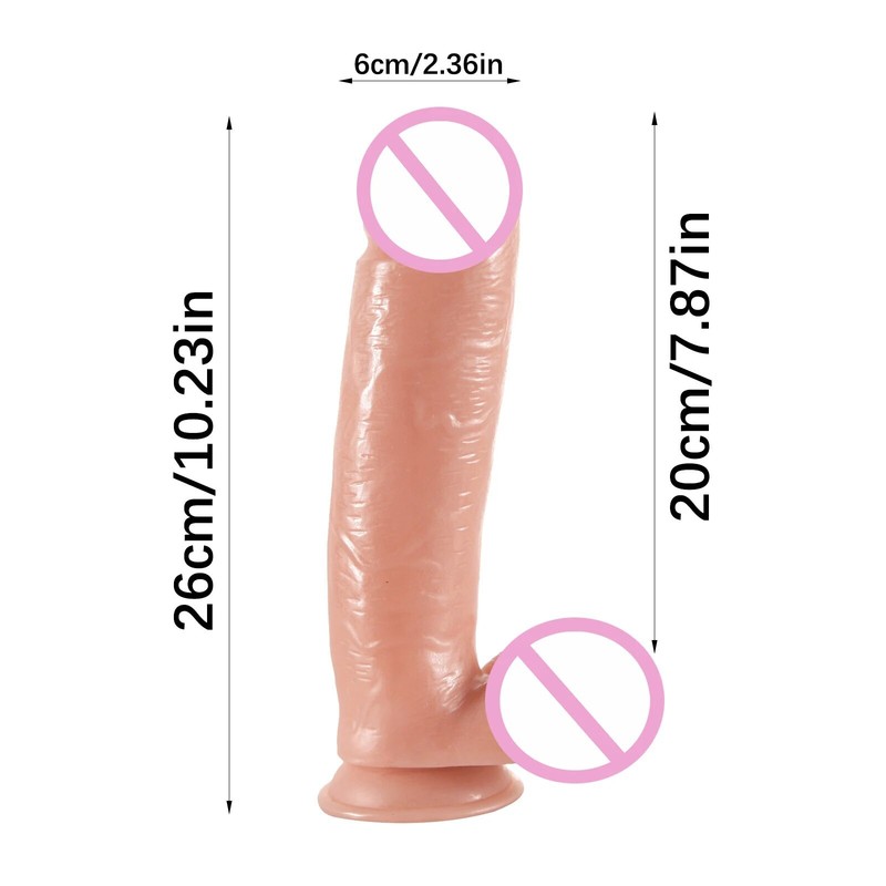 26cm/28cm Huge Suction Cup Dildo Anal Plug G-spot Massage Masturbation Sex Toy