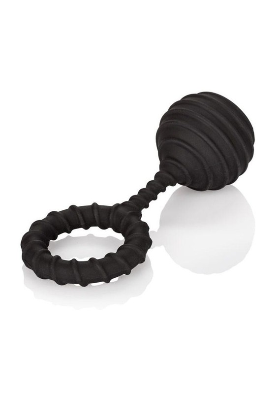 COLT Weighted Silicone Cock Ring - Large - Black gallery