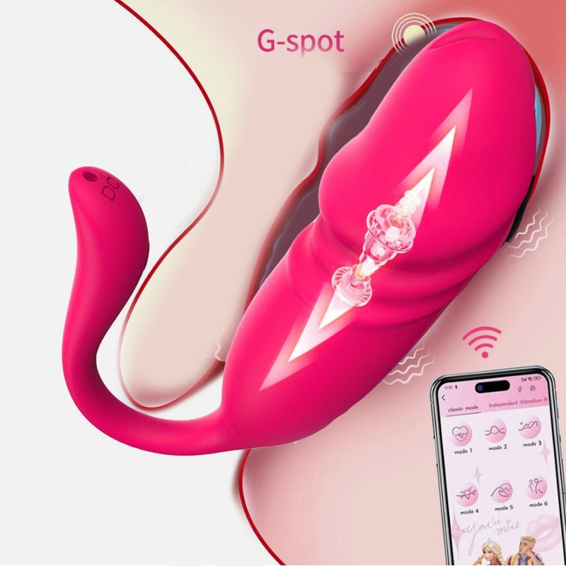 Wearable Thrusting Dildo with App Remote Control G-Spot Dildo Sex Toys For Women