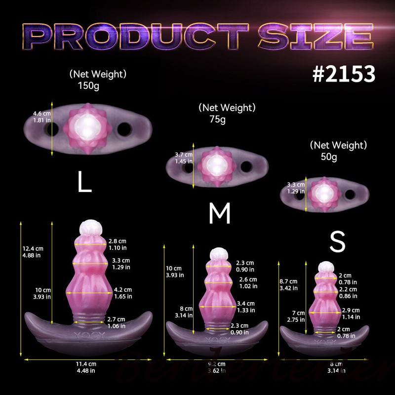 Fantasy Anal Plug S,M,L Size Butt Plug Silicone Knot Buttplug Sex Toys For Women gallery