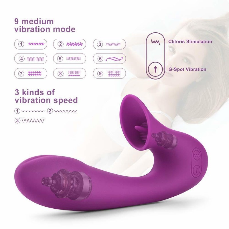Sucking Vibrator Clit Sucker Dildo G spot Stimulator Massager Sex Toys For Women gallery