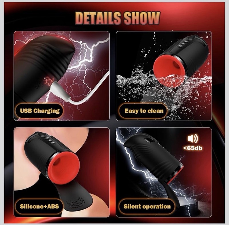 Masturbador Masculino, Bomba De Pene Con Vibrador De Testículos. gallery