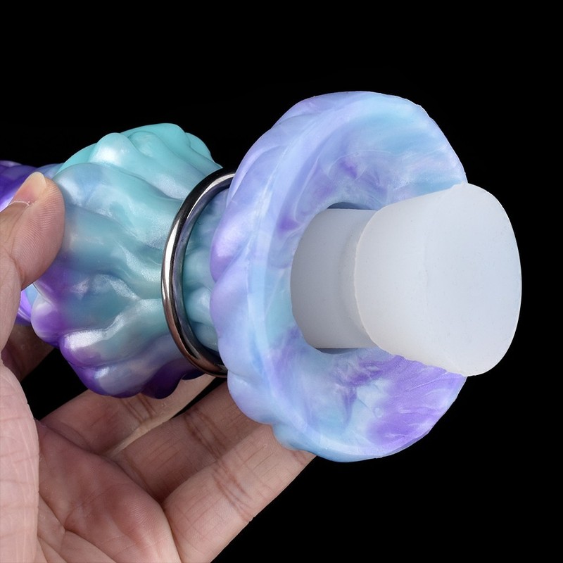Fantasy Multicolor Ovipositor Anal Plug Big Knot Dildo Lay-Egg Pneumatic Sex Toy gallery