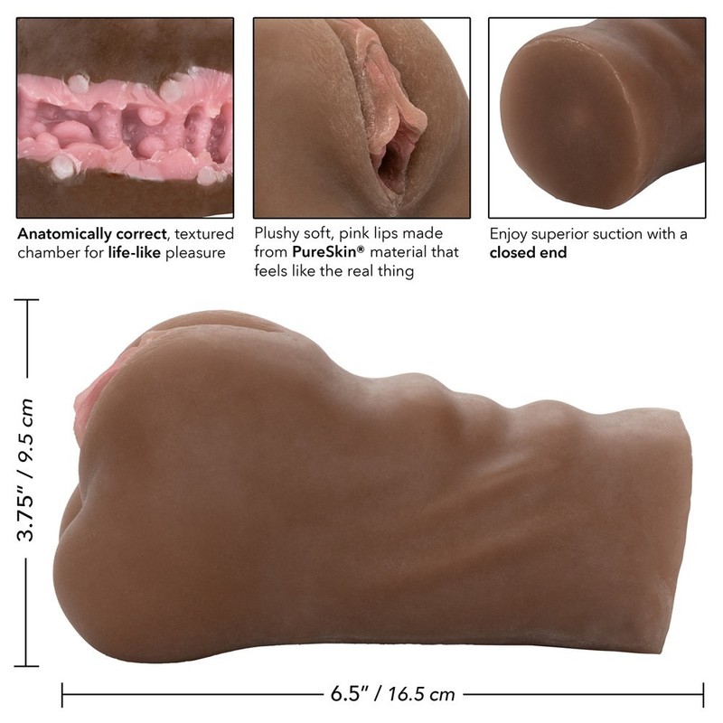 Stroke It Pussy Brown - Realistic Male Masturbator Stroker gallery