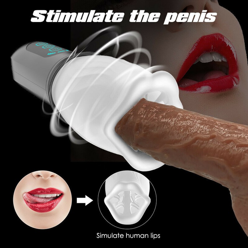 Male Masturbaters Automatic HandsFree Rotating Thrusting Cup Stroker Men Sex Toy gallery