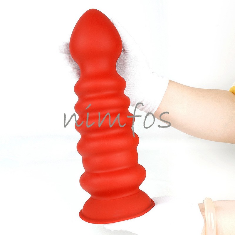3 Sizes Comfortable Huge Anal Plug Dilator Anus Silicone Dildo Butt Plug Sex Toy