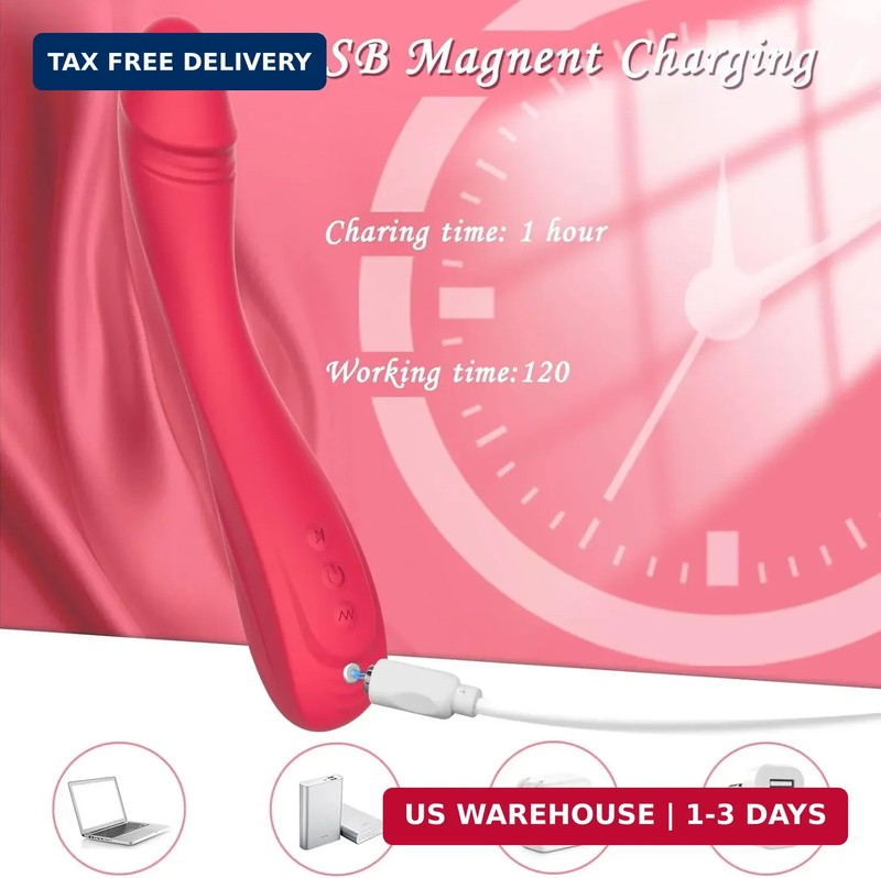Dildo G Spot Vibrator Sex Toys for Clitoral Stimulation Wand with Powerful Vibra gallery